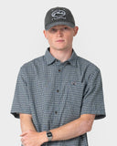 RUSTY Split Seam Dad Cap - WASHED BLACK