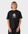 RUSTY Boys Dr. Dot Short Sleeve Tee - BLACK