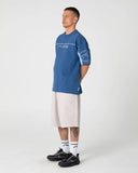 RUSTY Cyberwave Short Sleeve Tee - ATLANTIC BLUE