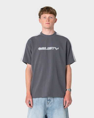 RUSTY Alonso 3.0 Short Sleeve Tee - STEEL