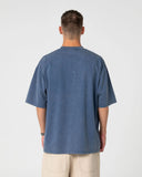 RUSTY Smacko Short Sleeve Tee - ATLANTIC BLUE