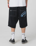 RUSTY Turbo 2.0 Baggy Jort - BLACKOUT/BLUE
