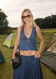 AFENDS Palmer Sleeveless Top - INK