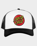 SANTA CRUZ Boys Classic Dot Cap - WHITE