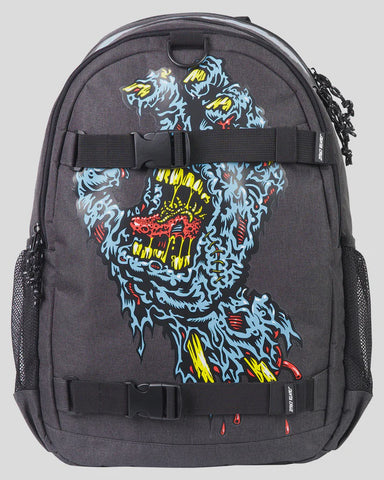 SANTA CRUZ Decaying Hand Skate Backpack - DARK GREY MARLE