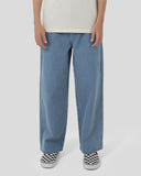 SANTA CRUZ Yelling Stack Baggy Denim Jeans - MID BLUE DENIM