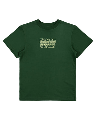 SANTA CRUZ Multi Cruz Stack Centre Tee Short Sleeve Regular Fit - DARK GREEN