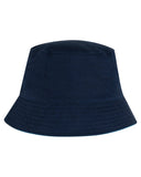 SANTA CRUZ Vivid Dot Mono Reversible Bucket Hat - NAVY