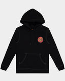 SANTA CRUZ Youth Meek Scratched Slasher Hoodie - BLACK