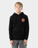 SANTA CRUZ Youth Meek Scratched Slasher Hoodie - BLACK