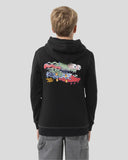 SANTA CRUZ Youth Meek Scratched Slasher Hoodie - BLACK
