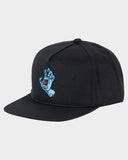 SANTA CRUZ Screaming Hand Snapback Cap - BLACK