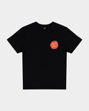 SANTA CRUZ Boys Meek Scratched Slasher Tee - BLACK