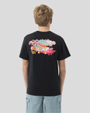 SANTA CRUZ Boys Meek Scratched Slasher Tee - BLACK