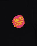 SANTA CRUZ Boys Meek Scratched Slasher Tee - BLACK