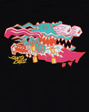 SANTA CRUZ Boys Meek Scratched Slasher Tee - BLACK