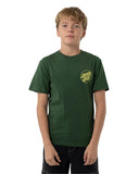 SANTA CRUZ Opus Screaming Hand Tee Short Sleeve Regular Fit - DARK GREEN