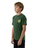 SANTA CRUZ Opus Screaming Hand Tee Short Sleeve Regular Fit - DARK GREEN