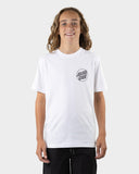 SANTA CRUZ - Optus Screaming Hand Tee Short Sleeve Regular Fit - WHITE