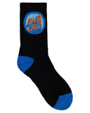 SANTA CRUZ - Bold Shadow Dot Crew Sock - BLACK - WHITE - GMARLE (2-8 YOUTH SOCK BUNDLE)