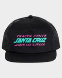 SANTA CRUZ Boys Multi Split Trucker Cap - BLACK