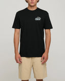 SALTY CREW Hooked Up Premium Short Sleeve Tee  - BLACK