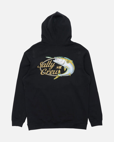 SALTY CREW Yellow Tailed Hood - BLACK