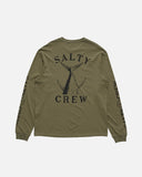 SALTY CREW Vintage Tail Classics LS Tee - DUSTY OLIVE