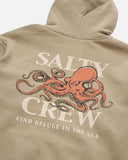 SALTY CREW Ink Sling Mid Weight Hood - TWIG