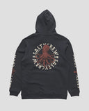 SALTY CREW Tentacle Hooded Fleece - NAVY