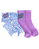 SANTA CRUZ Zebra Marble Dot Sock (Youth 2-8) - MULTI