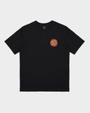 SANTA CRUZ Classic Dot Chest Tee - BLACK