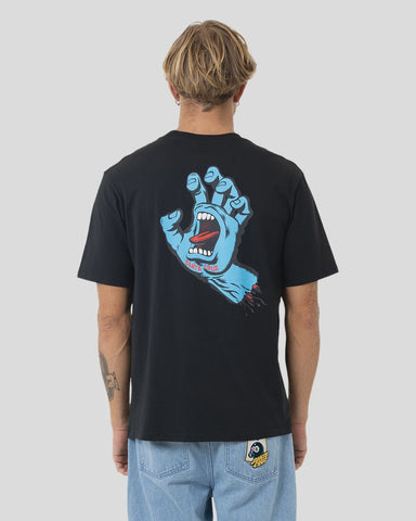 SANTA CRUZ OS Opus Dot Screaming Hand Tee - BLACK