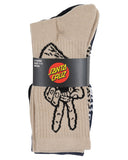 SANTA CRUZ Screaming Peace Crew Socks
