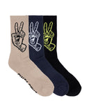 SANTA CRUZ Screaming Peace Crew Socks