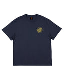 SANTA CRUZ OS Opus Dot Screaming Hand Tee Short Sleeve Box Fit Tee - DARK BLUE