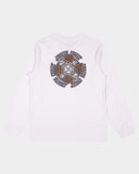 SANTA CRUZ Dressen Evo Roses Long Sleeve Tee - WHITE