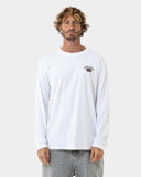 SANTA CRUZ Dressen Evo Roses Long Sleeve Tee - WHITE