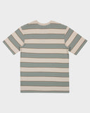 SANTA CRUZ Classic Dot Patch Tee - LIGHT KHAKI STRIPE