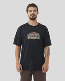 SANTA CRUZ Guzman Dead Diners Front Tee - OFF BLACK