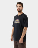 SANTA CRUZ Guzman Dead Diners Front Tee - OFF BLACK