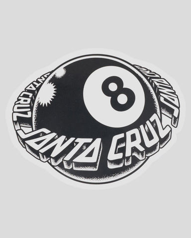 SANTA CRUZ Eighth Planet Sticker - BLACK
