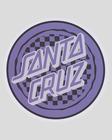 SANTA CRUZ Breaker Check Opus Dot Sticker - LAVENDER