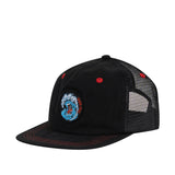 SANTA CRUZ Youth Screaming Wave Trucker Cap - BLACK