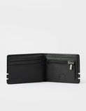 RUSTY Stash Leather Wallet - BLACK