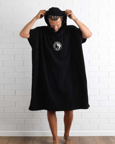 TOWN & COUNTRY OG CF Hooded Towel - BLACK