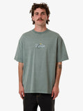 THRILLS Ambient Connections Box Fit Tee- CHINOIS GREEN
