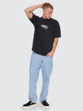 THRILLS Web Of Deceit Oversize Fit Tee - WASHED BLACK