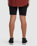 THRILLS Chopped Hem Slim Straight Demin Short - TWILIGHT BLACK