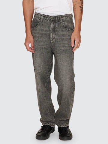 THRILLS Slacker Relaxed Denim Jean - NIGHTHAWK GREY